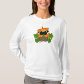 Mops Pumpkin Patch T-Shirt (Vorderseite)