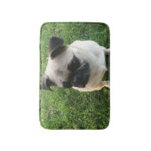 Mops Pup Badematte (Vorderseite Vertikal)