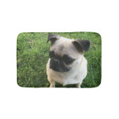 Mops Pup Badematte (Vorderseite)