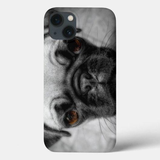Mops Pup Case-Mate iPhone Hülle (Rückseite)