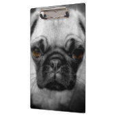Mops Pup Klemmbrett (Links)