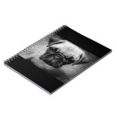 Mops Pup Notizblock (Linke Seite)