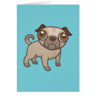 Mops Puppy Cartoon