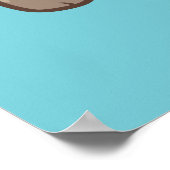 Mops Puppy Cartoon Poster (Ecke)