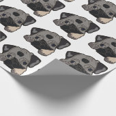MOPS PUPPY DOG GESCHENKPAPIER (Ecke)