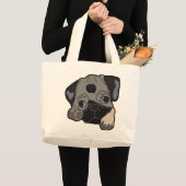 MOPS PUPPY DOG JUMBO STOFFBEUTEL (Vorderseite (Produkt))
