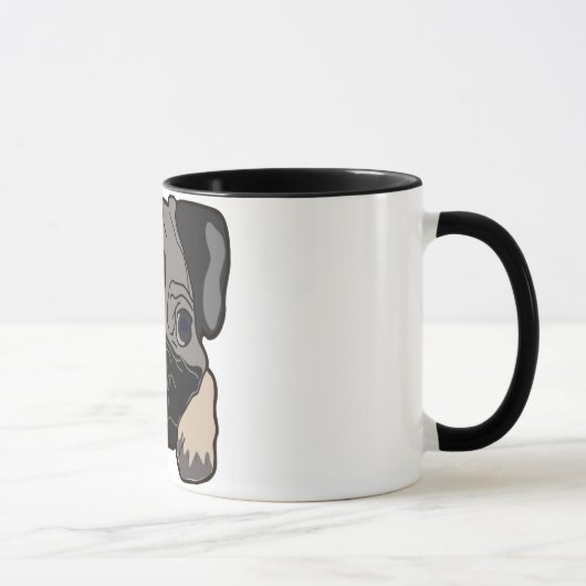 MOPS PUPPY DOG TASSE (Rechts)