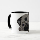MOPS PUPPY DOG TASSE (Vorderseite Links)