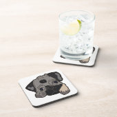 MOPS PUPPY DOG UNTERSETZER (Rechte Seite)