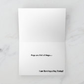 Mops Puppy Karte (Innenseite)