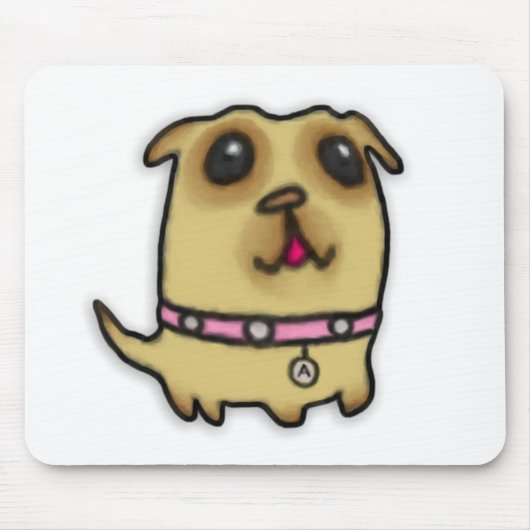 Mops Puppy Mousepad (Vorne)