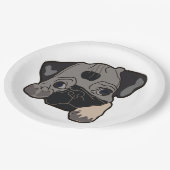 MOPS PUPPY PAPPTELLER (Schrägansicht)