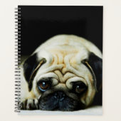 Mops Puppy Planer (Vorderseite)