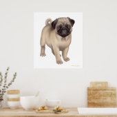 Mops Puppy Print Poster (Küche)