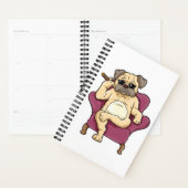Mops Rauchen Zigar | Echt Cooler Mops Hund Planer (Anzeige)