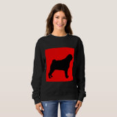 Mops Red Background Classic T - Shirt 699 (Vorne ganz)