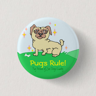 Mops-Regel! Knöpfe Button