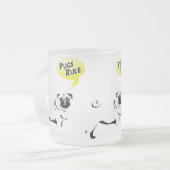 Mops-Regeln Mattglastasse (Vorderseite Links)