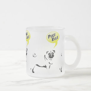 Mops-Regeln Mattglastasse