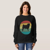 Mops Retro Vintag Classic T - Shirt 331 (Vorne ganz)