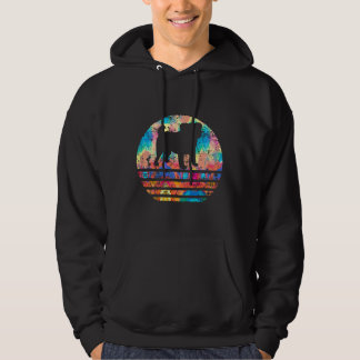 Mops Retro Vintage 60er 70er 80er Silhouette s Pa Hoodie