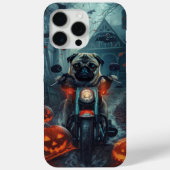 Mops Riding Motorrad Halloween Beängstigend Case-Mate iPhone Hülle (Rückseite)