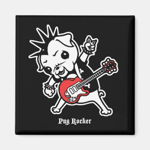 Mops-Rocker Magnet