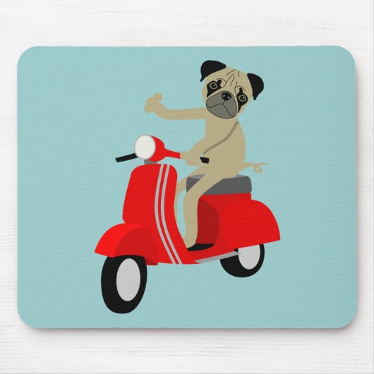 Mops-Roller Mousepad (Vorne)
