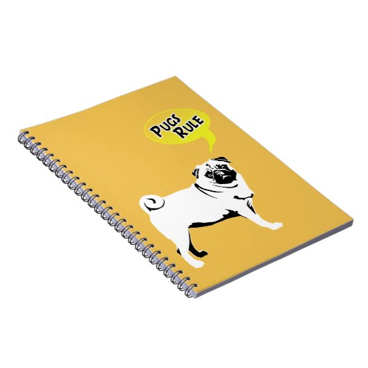 Mops Rules Book Notizblock (Rechte Seite)