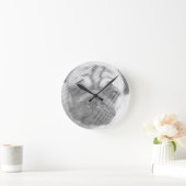 Mops Runde Wanduhr (Zuhause)