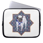 Mops Sailor Laptopschutzhülle (Vorderseite)