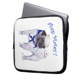 Mops Sailor Laptopschutzhülle (Vorderseite Links)