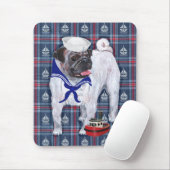 Mops Sailor Mousepad (Mit Mouse)