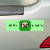 MOPS SAINT PATTY AUTOAUFKLEBER (Auf Auto)