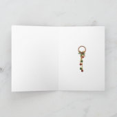 Mops-Sankt-Tatzenkarte Feiertagskarte (Innenseite)