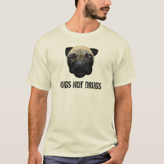 Mops-Schablone T-Shirt