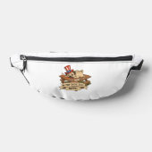 Mops schlummert  bauchtasche (Ablage )