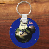 Mops Schlüsselanhänger (Vorderseite)