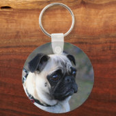 Mops Schlüsselanhänger (Vorderseite)