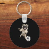 Mops   schlüsselanhänger (Vorderseite)