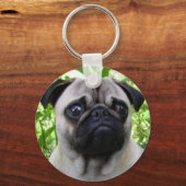 Mops Schlüsselanhänger (Vorderseite)