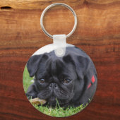 Mops Schlüsselanhänger (Vorderseite)
