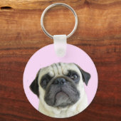 Mops Schlüsselanhänger (Vorderseite)