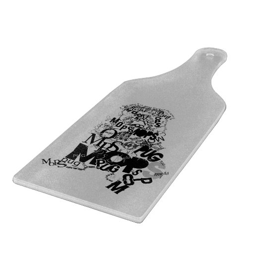 Mops-Schneidbrett Schneidebrett (Ecke)