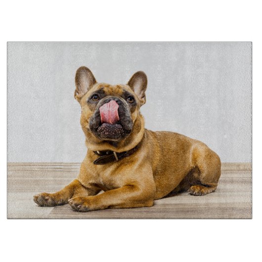 Mops Schneidebrett (Vorderseite)