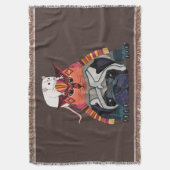 Mops-Schokolade Decke (Vorderseite Vertikal)