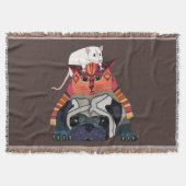 Mops-Schokolade Decke (Vorderseite)