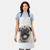 Mops Schürze (Getragen)