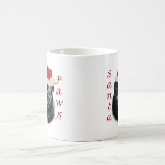 Mops (schwarz) kaffeetasse (Mittel)
