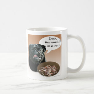 Mops (schwarz) Türkei Kaffeetasse